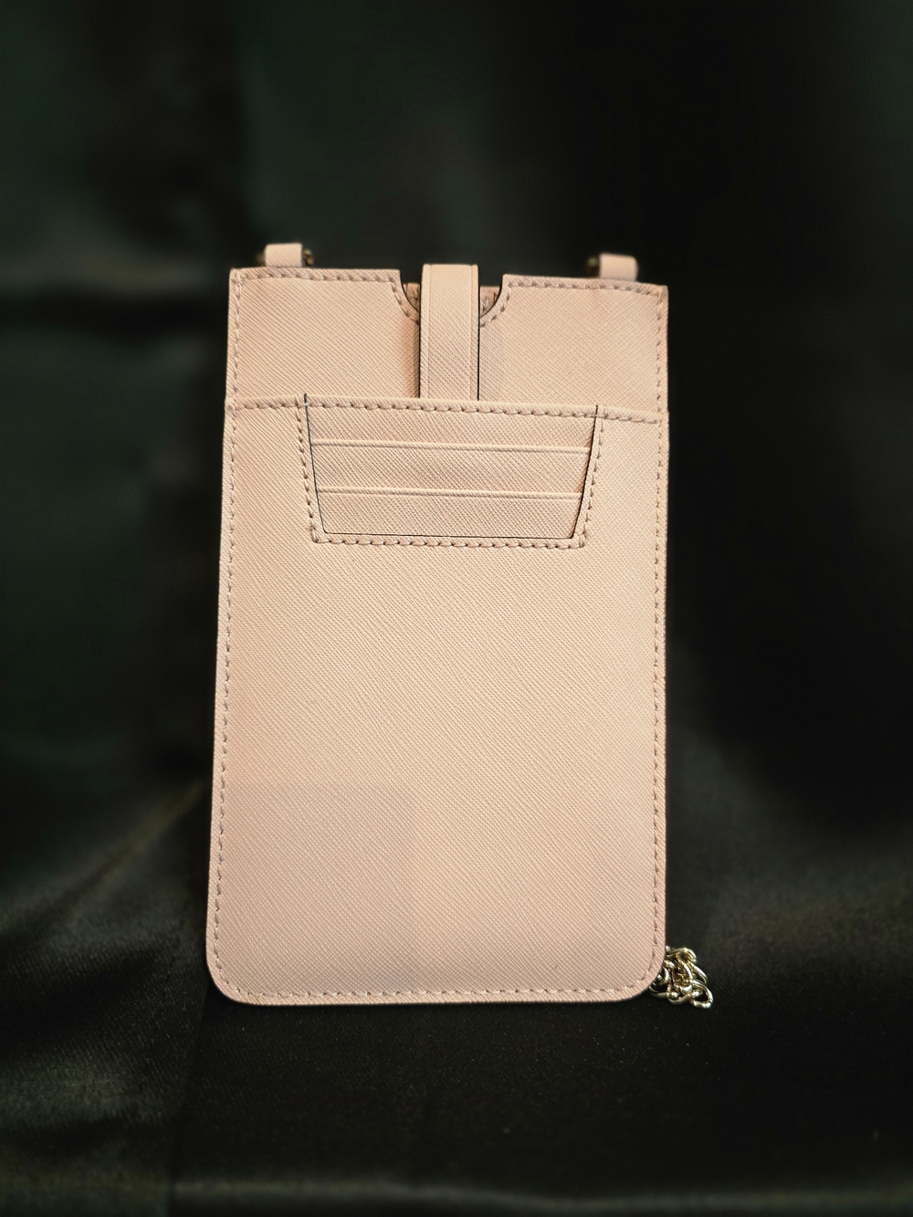 kate spade Leather Crossbody Phone Holder with Gold Chain - Pink - Picture 2 of 6
